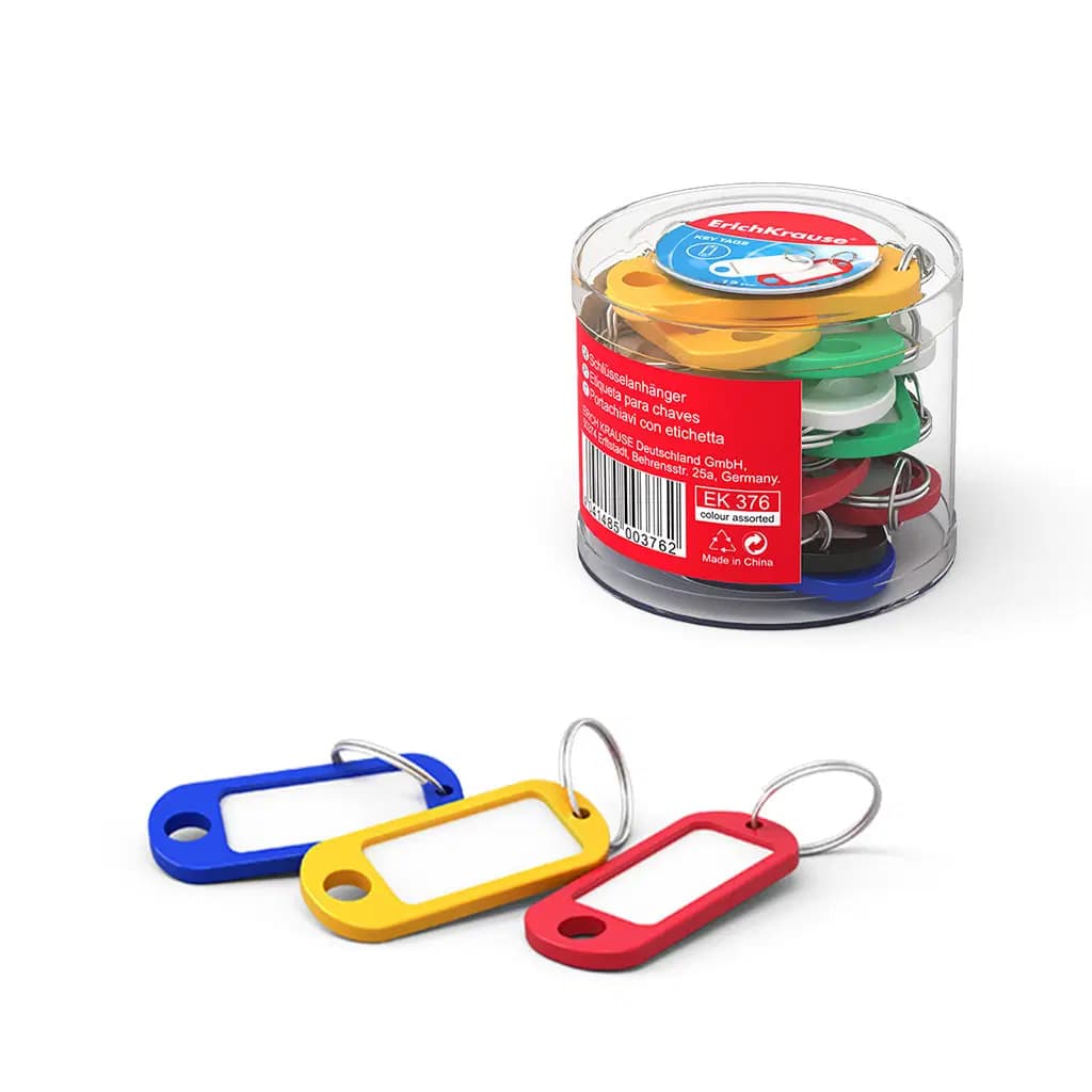 Porte Cle Etiquette 50MM Boite de 12PCS EK-376