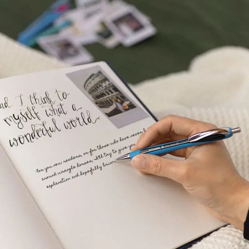 Schneider Fineliner Stylo Slider Rave Bleu 3