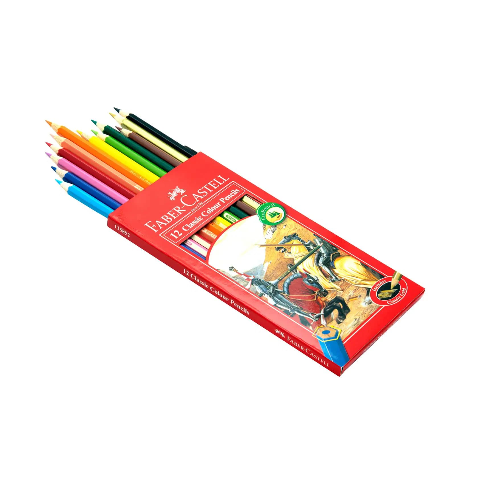 Crayons de Couleur Classic Bte de 12 Pcs Fabr Castel Ref 115852 3