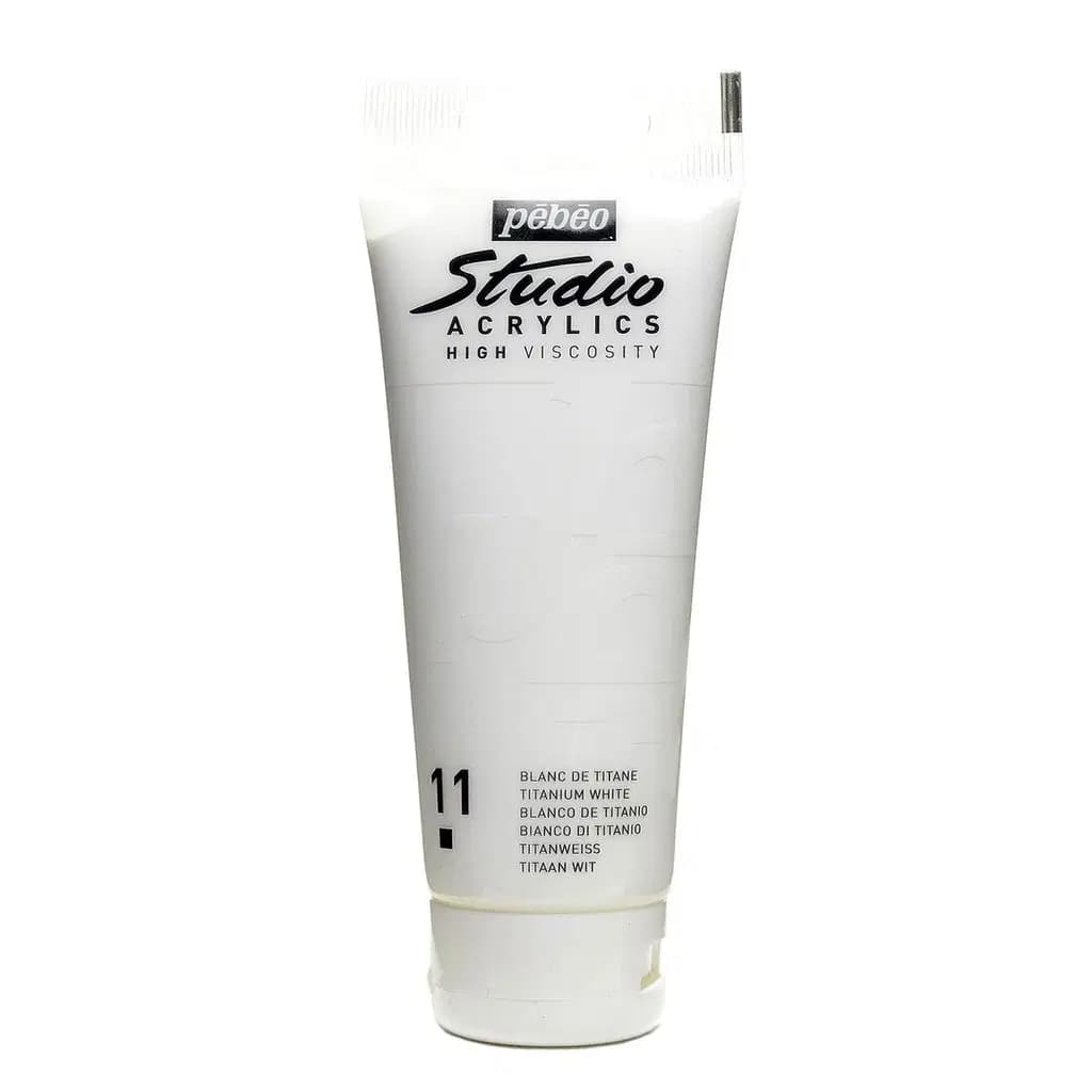 Acrylique Studio Tube de 100ML Blanc de Titane