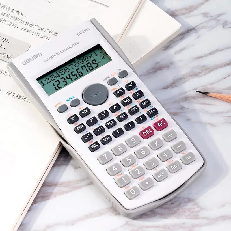 Calculatrices Scientifique 12 Chiffre 158*85*22MM White 4