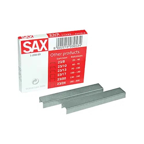Agrafes 23/13 Sax