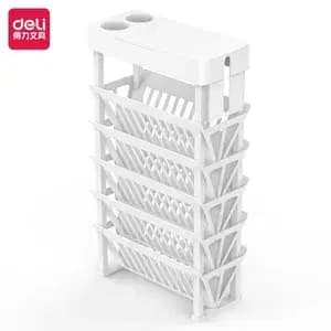 Porte Revues 05 Comp Vertical Deux Facade Deli Ref BA109-01 White