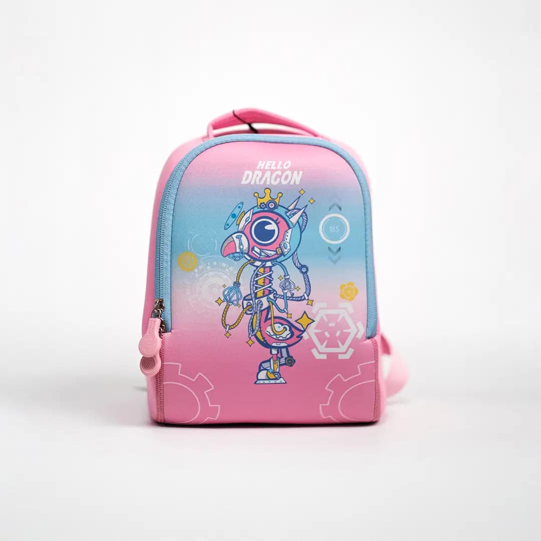 Sac a Dos Ergonomique Hello Dragon Rose Ref NPB21059S-RS