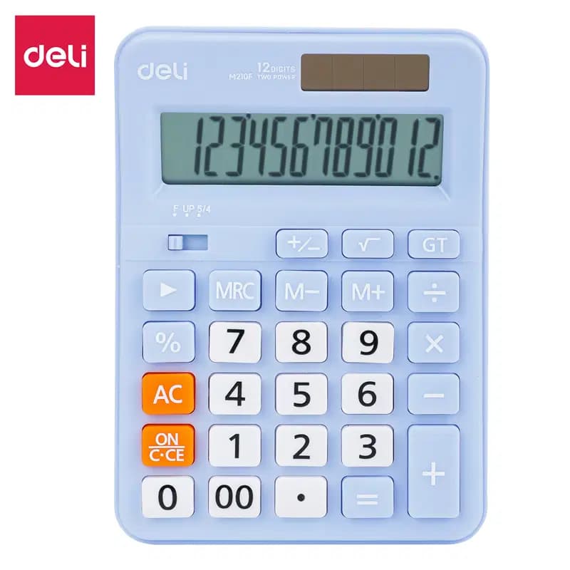 Calculatrice de Bureau 12 Chiffres 108.7*152.1*29.8MM Blue