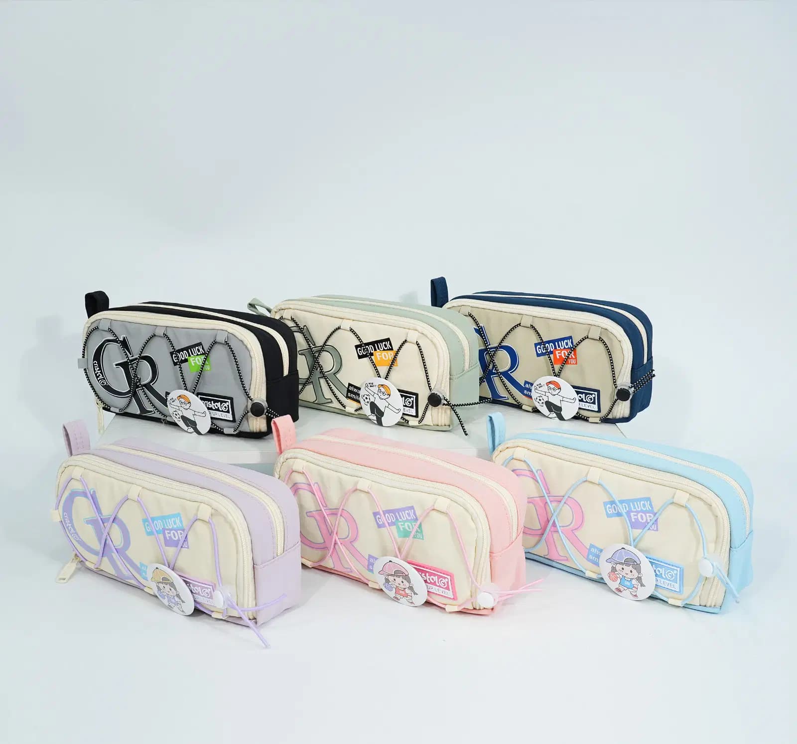 Trousse Cristal Scolaire Coul Ass CR-11031 2