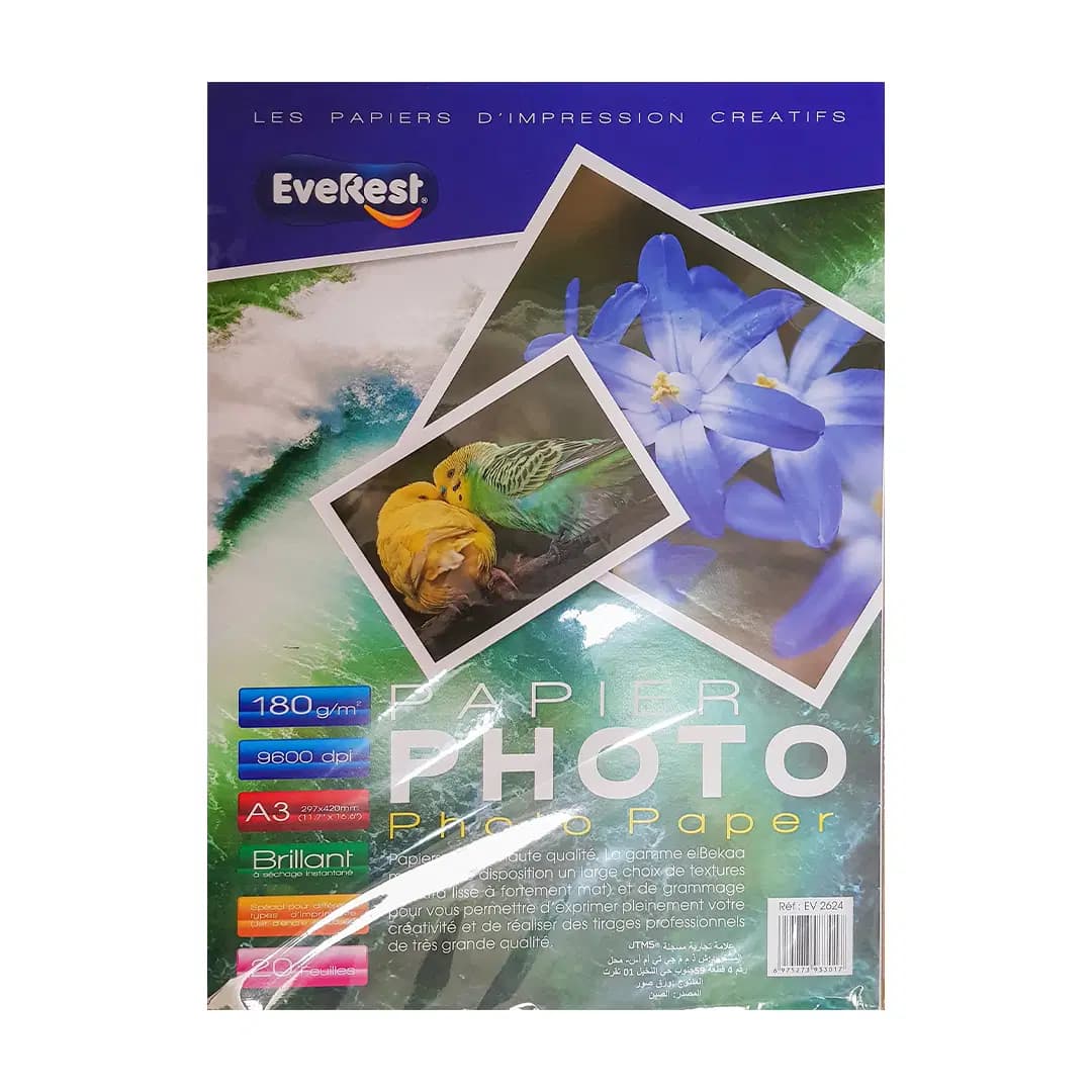 Papier Photo A3 180G EV2624