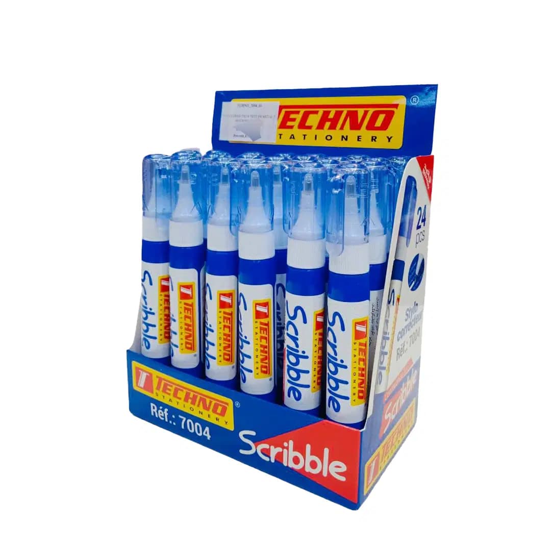 Stylo Correcteur Tete en Metal 7ML Scribble Techno 7004