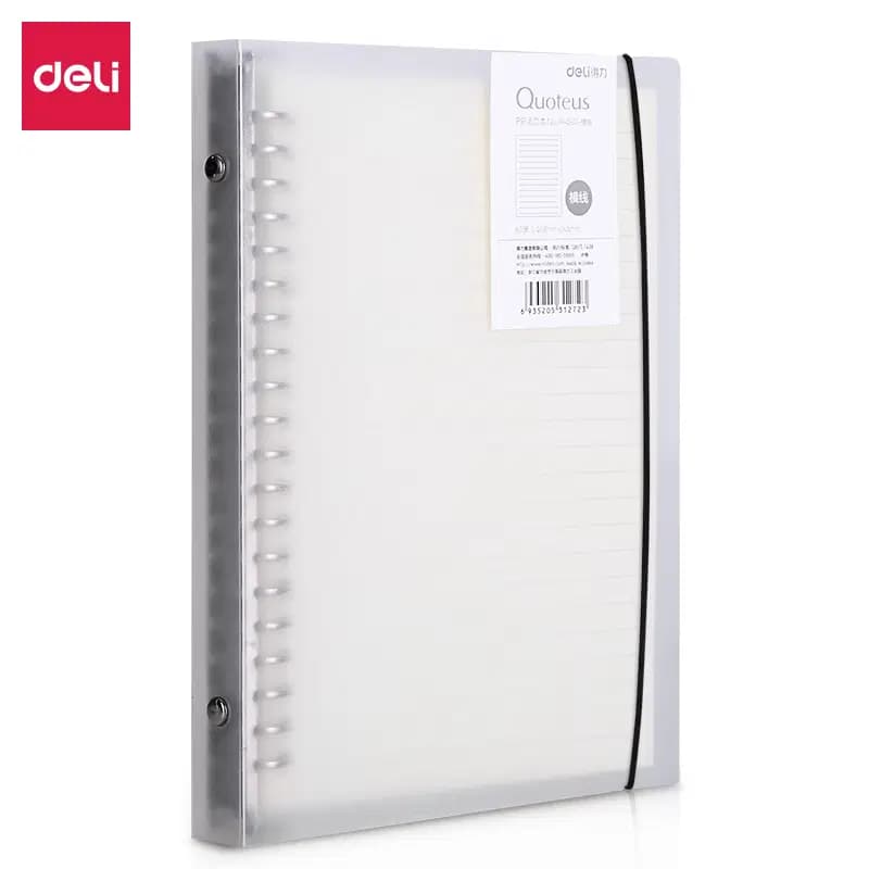 Note Book Pp Covera Feuilles Mobiles A5/80/60F. 208*145MM Transprt 8MM