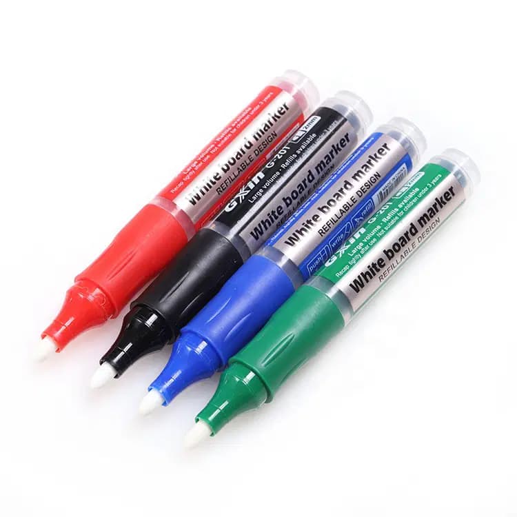 Marqueur Tableau Blanc Rechargeable Tete Biseaute Techno