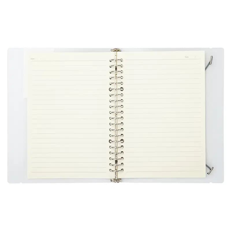 Note Book Pp Covera Feuilles Mobiles A5/80/60F. 208*145MM Transprt 8MM 3