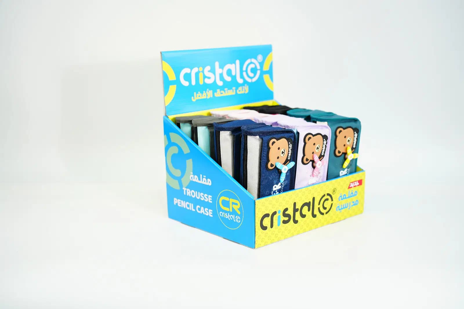 Trousse Cristal Scolaire Coul Ass CR-11012 2