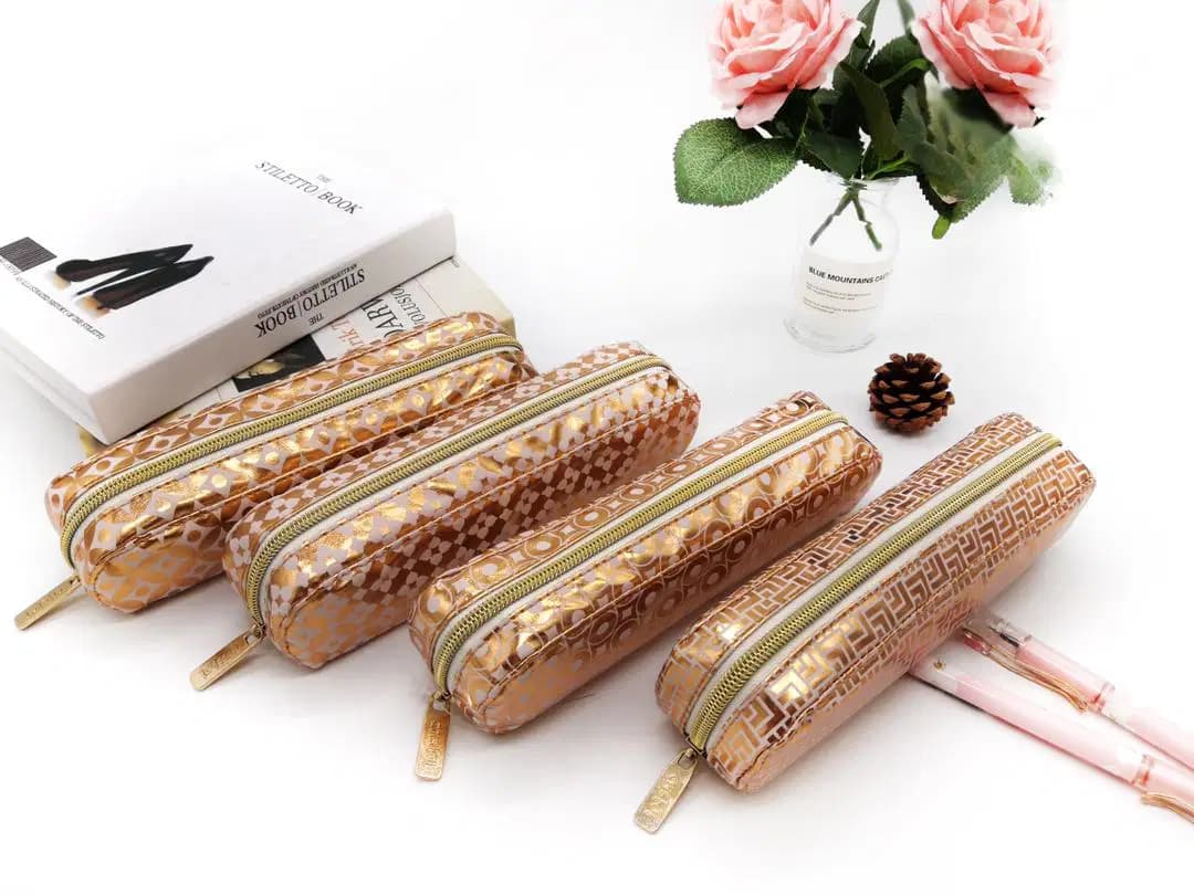 Trousse Carree Bronze Multi-motif Cristal CR-1518