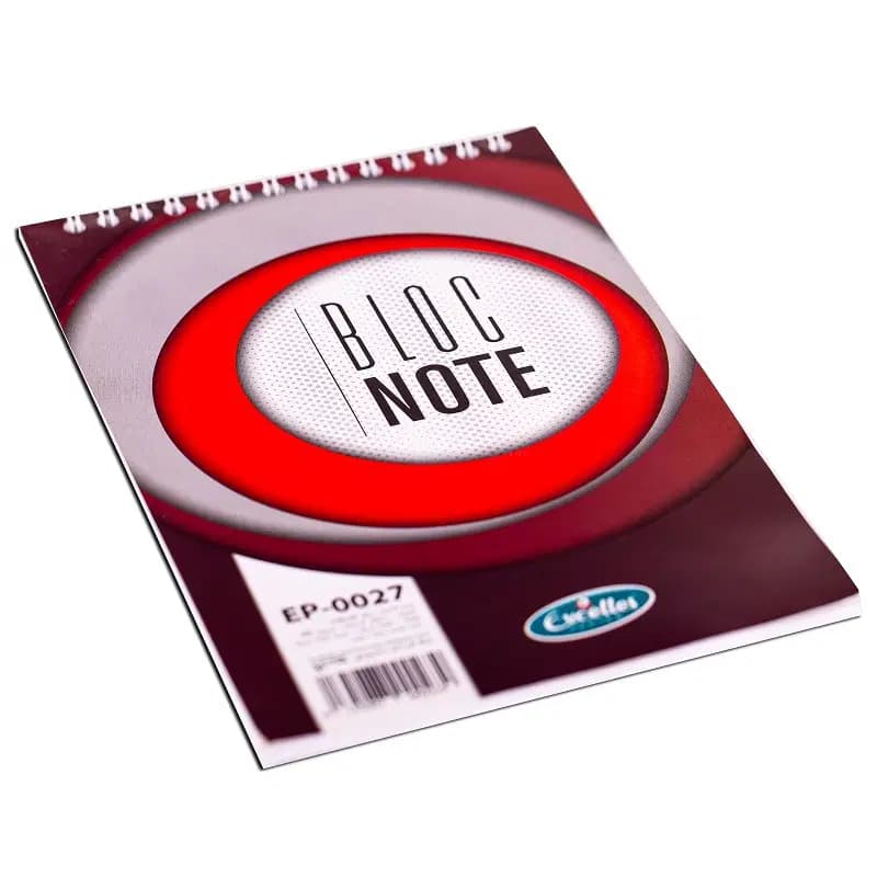 Bloc Note A5 Spiral Ep 0027 Sts EP-0027 6135087000279
