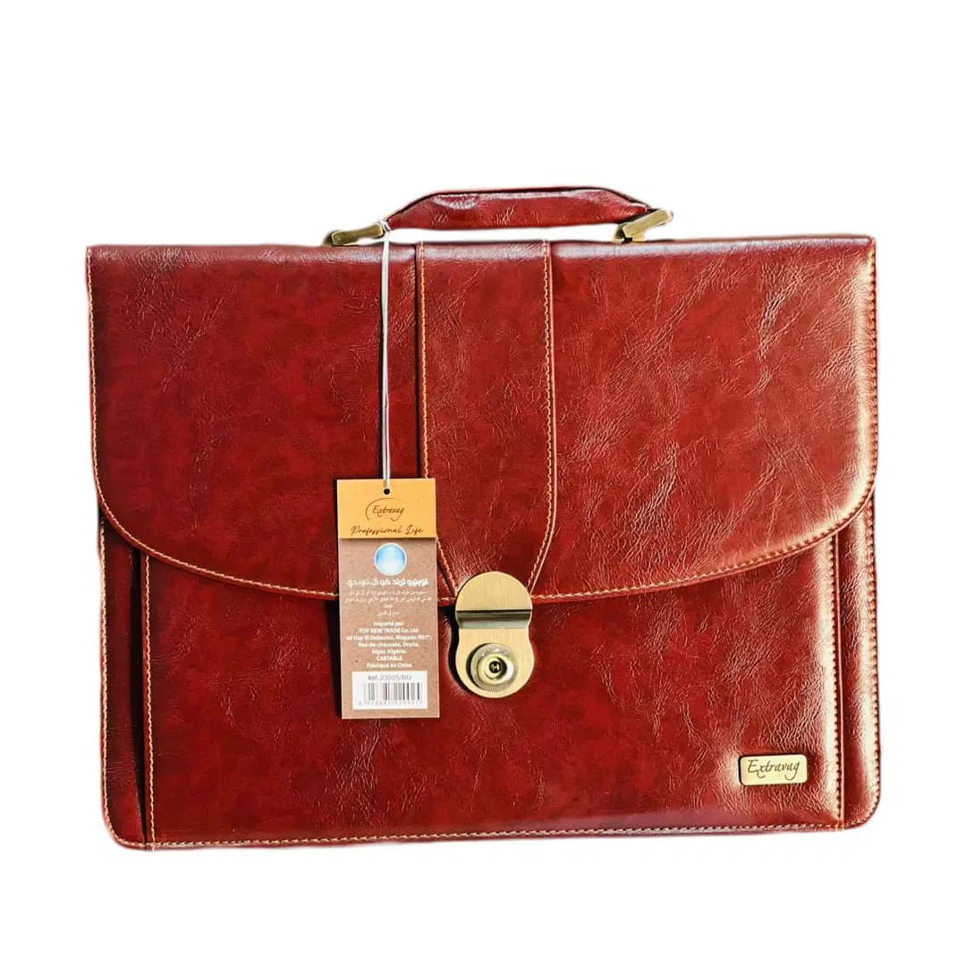 Cartable de Bureau Extravag Burgundy Deli 23005