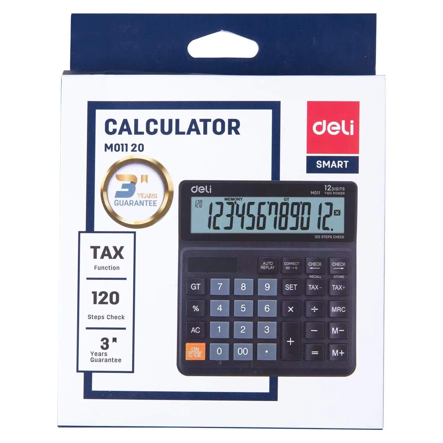 Claculatice de Bureau 12 Chiffres 139*131*30MM Deli M011120