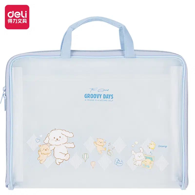 Cartable Porte Documents Alphabetique Ecolier Transparent