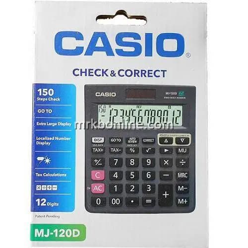 Calculatrice Casio 12 Chiffres MJ-120D