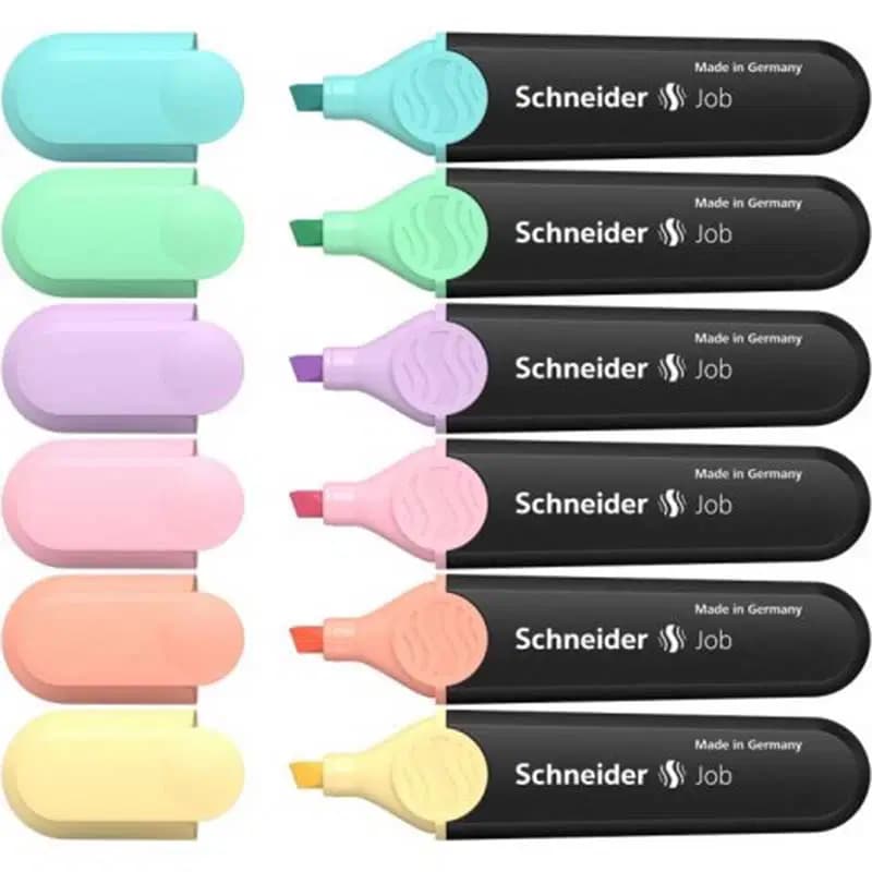 Surligneurs Job Col Pastel Scheider SC305413