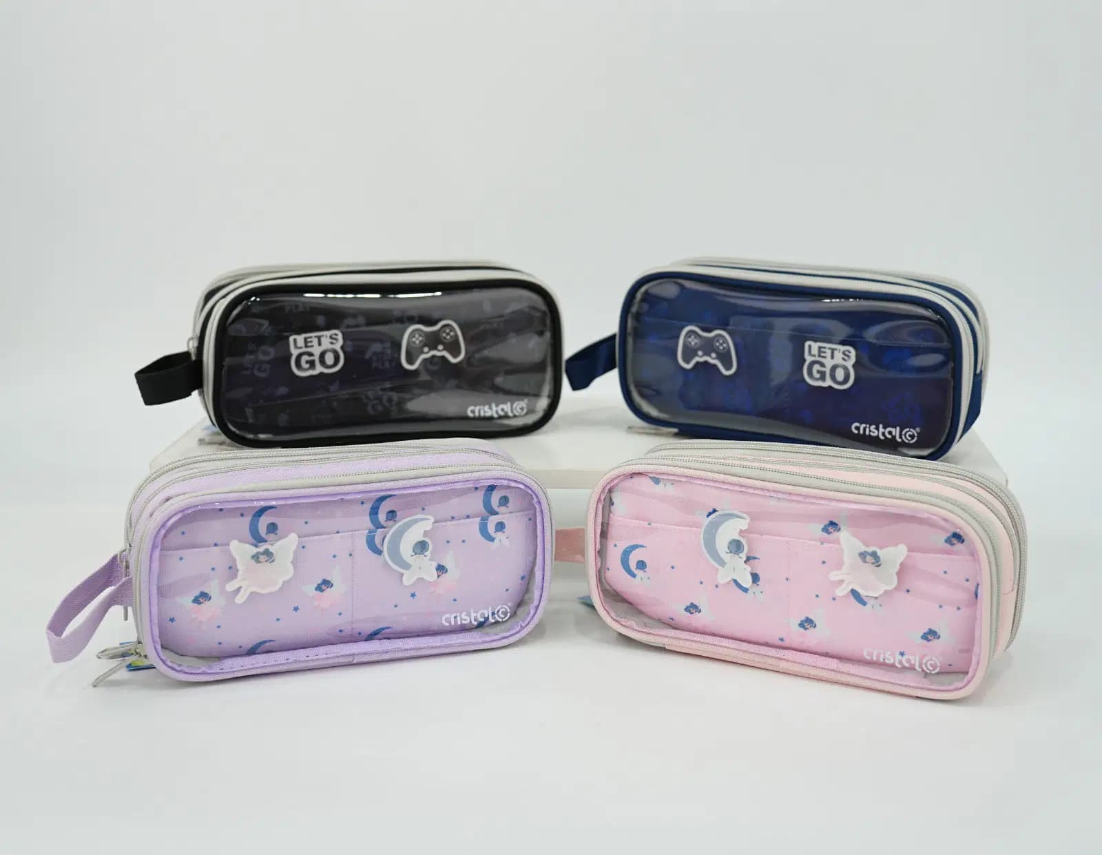 Trousse Cristal Scolaire Coul Ass CR-11013