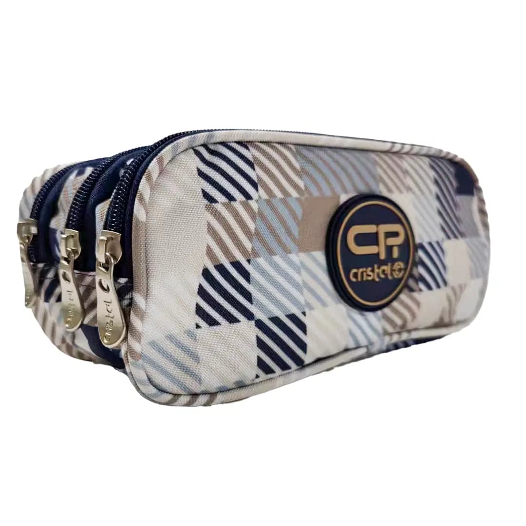 Trousse Adulte Rectangulaire 3 Poche Gm Cristal CR-1730-6