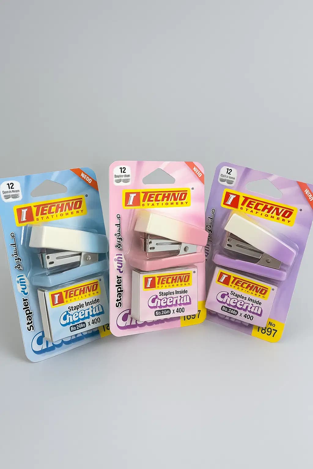 Agrafeuse Mini 24/6 26/6 (12F/80G) Cheerful Sb Ref 7897 4