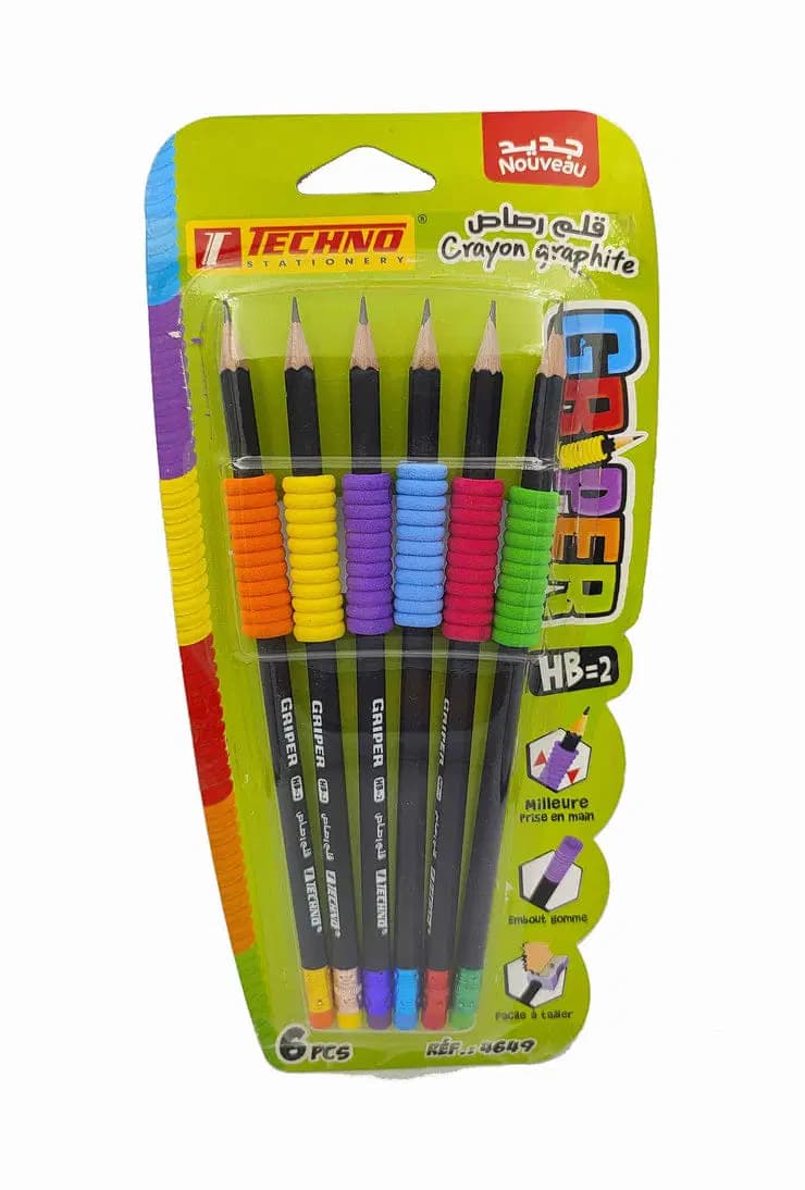 Crayon Graphite Hexagonal HB2 Techno 4649