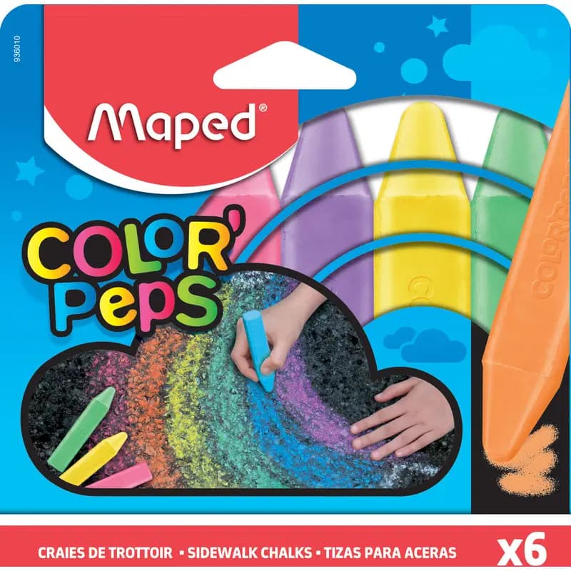 Craies de Trottoir Color Peps Maped 3154149360109