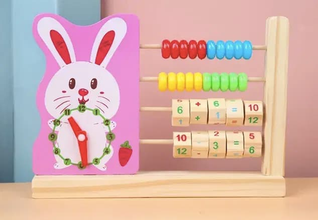 Jeu Educatif Sorban Horloge Bois Golden 22245