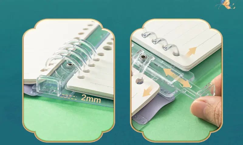 Note Book Pp Cover a Feuilles Mobiles B5/80G/40F 257*178MM 2