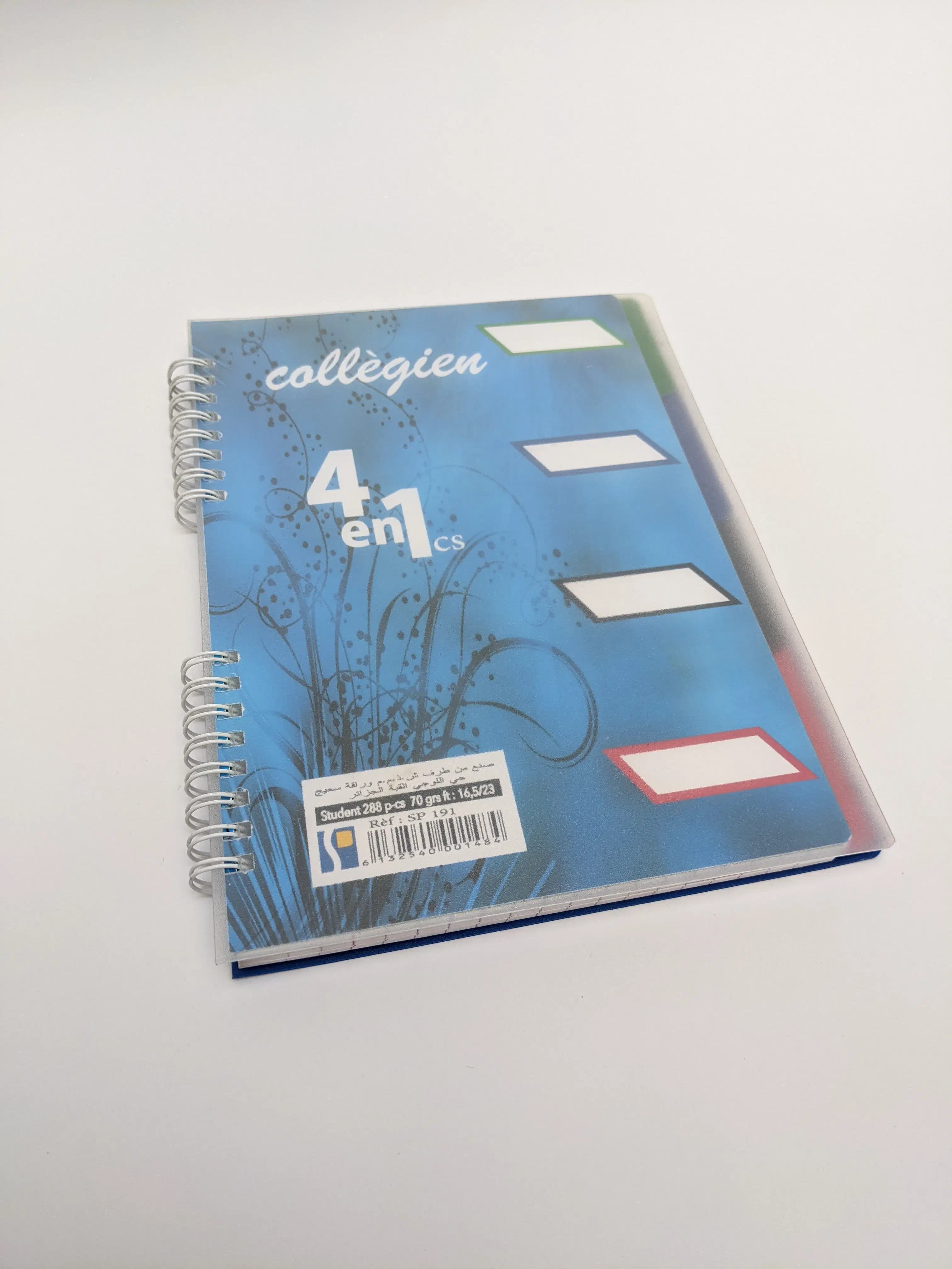 Cahier 288P Pvc 4EN1 Collegien Ref SP191 6132540001484