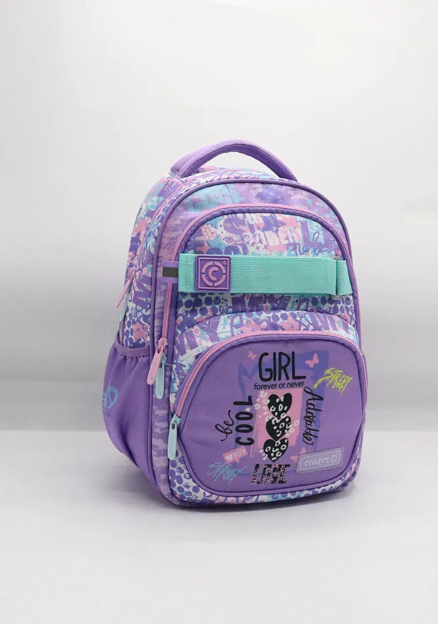 Sac À Dos Scolaire Cristal Réf CR-5212 2