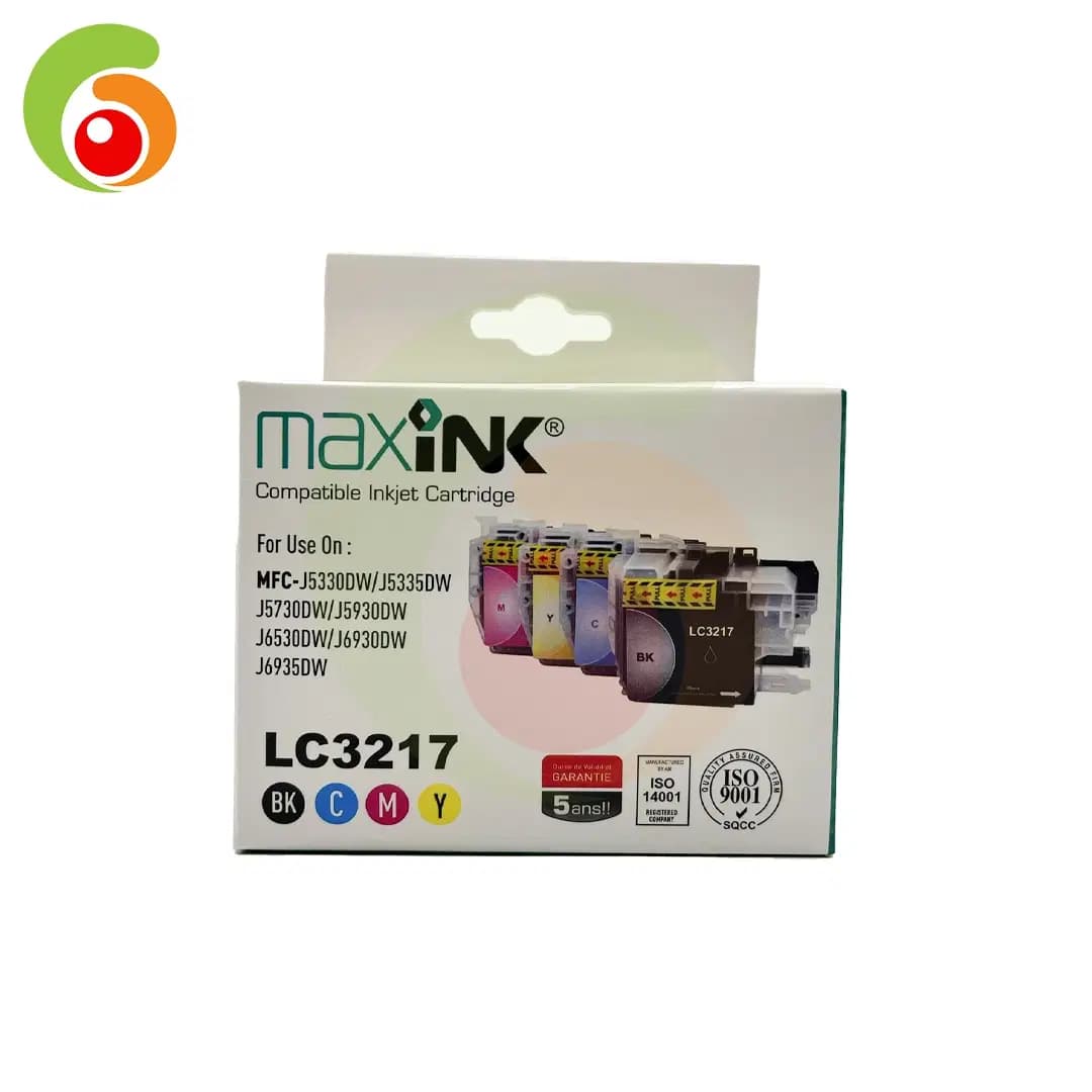Pack 4 Cartouche LC3217 Brother 4