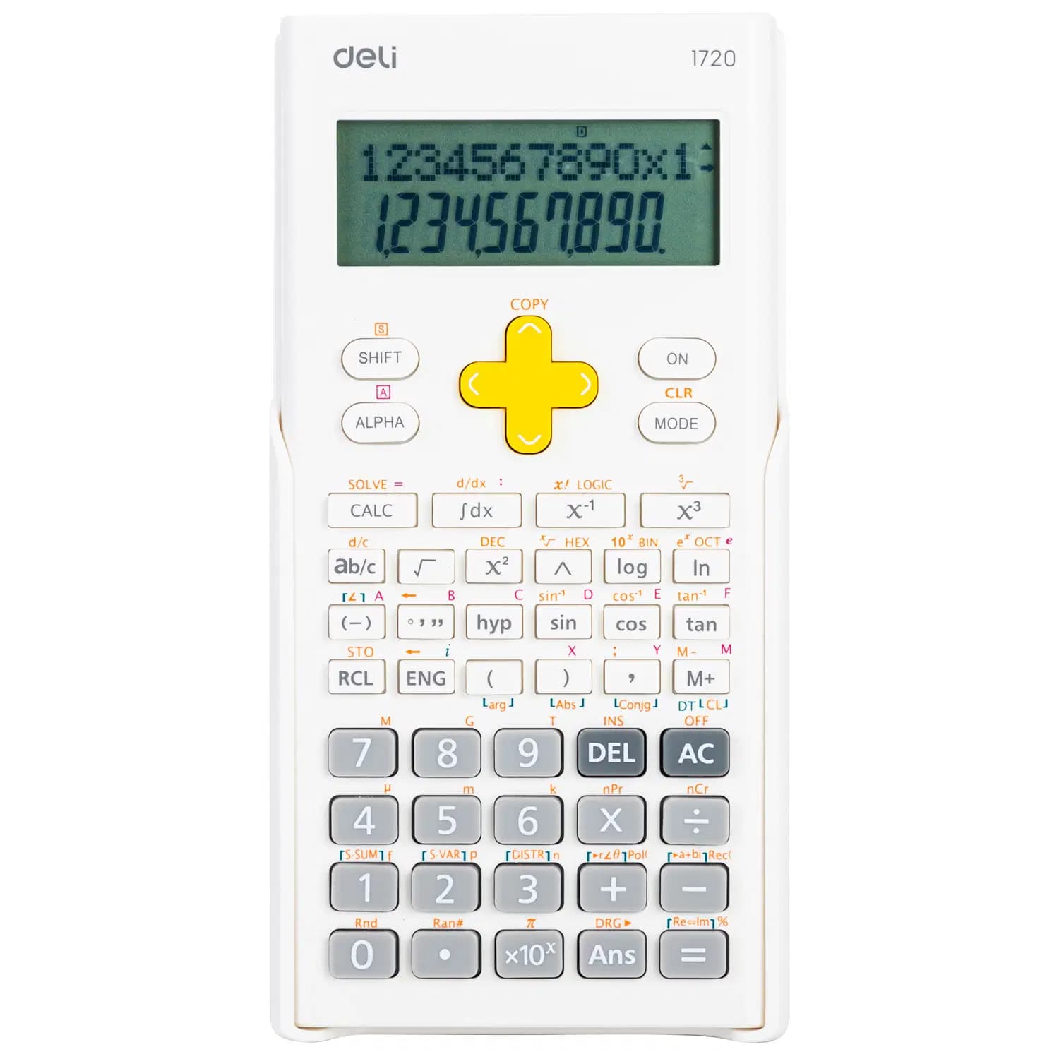 Calclatrice Scientifique 12 Chiffres 300 Fonction Deli White