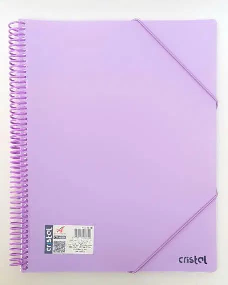 Protege Document Spiral Pastel Cristal 200 Vues CR-6106947144416103