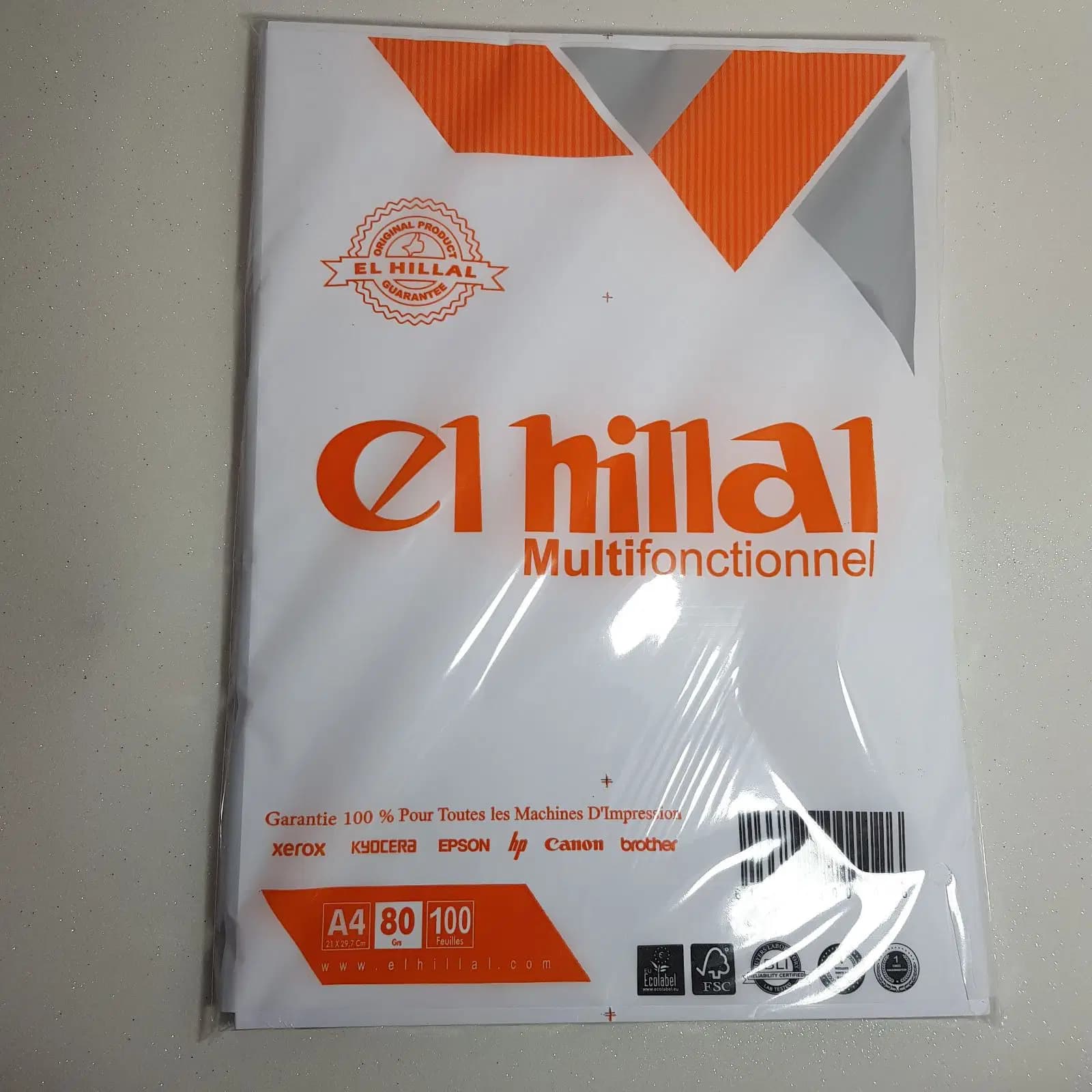 Ram Papier Extra Blanc 100 Feulles 80G Hillal 6133776001026