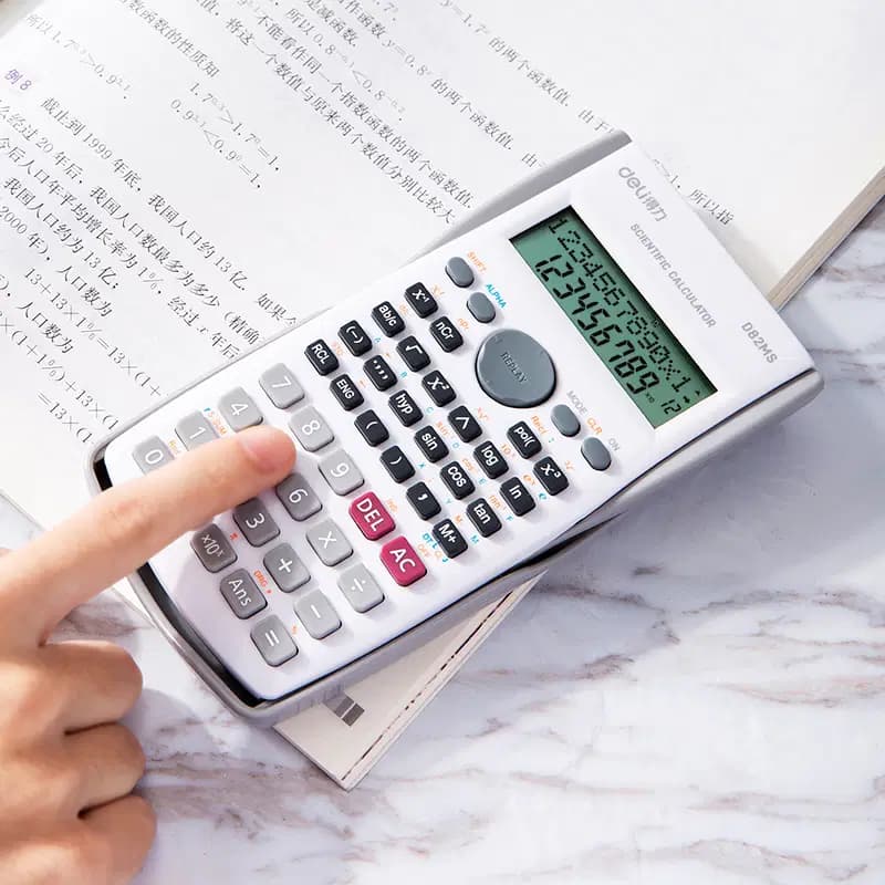 Calculatrices Scientifique 12 Chiffre 158*85*22MM White 5