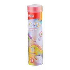 Crayon de Couleur Boitte de 24 Metalique Rond Gmdeli Coloeur Colo Run Ref C00338