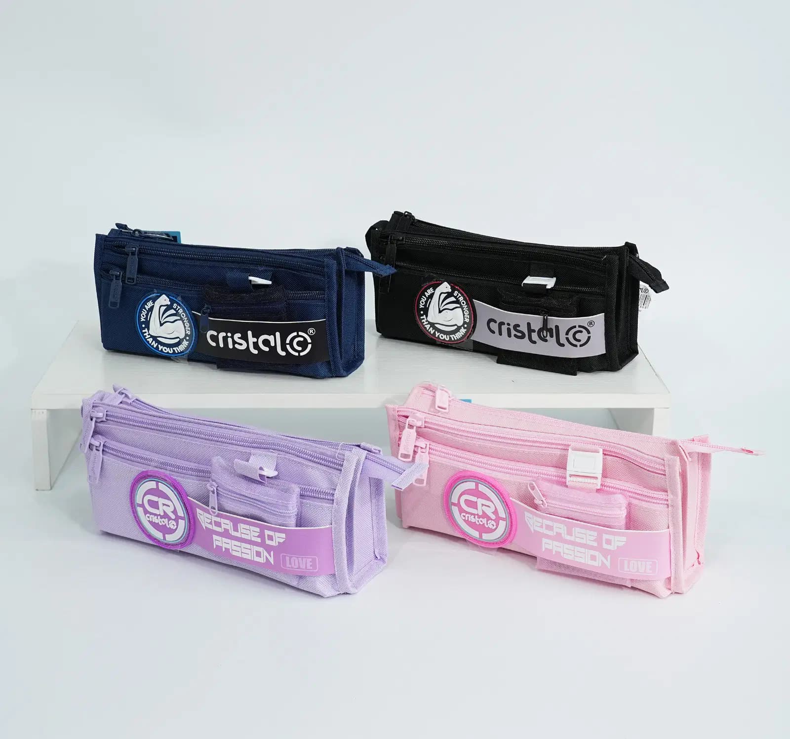 Trousse Cristal Scolaire Coul Ass CR-11039