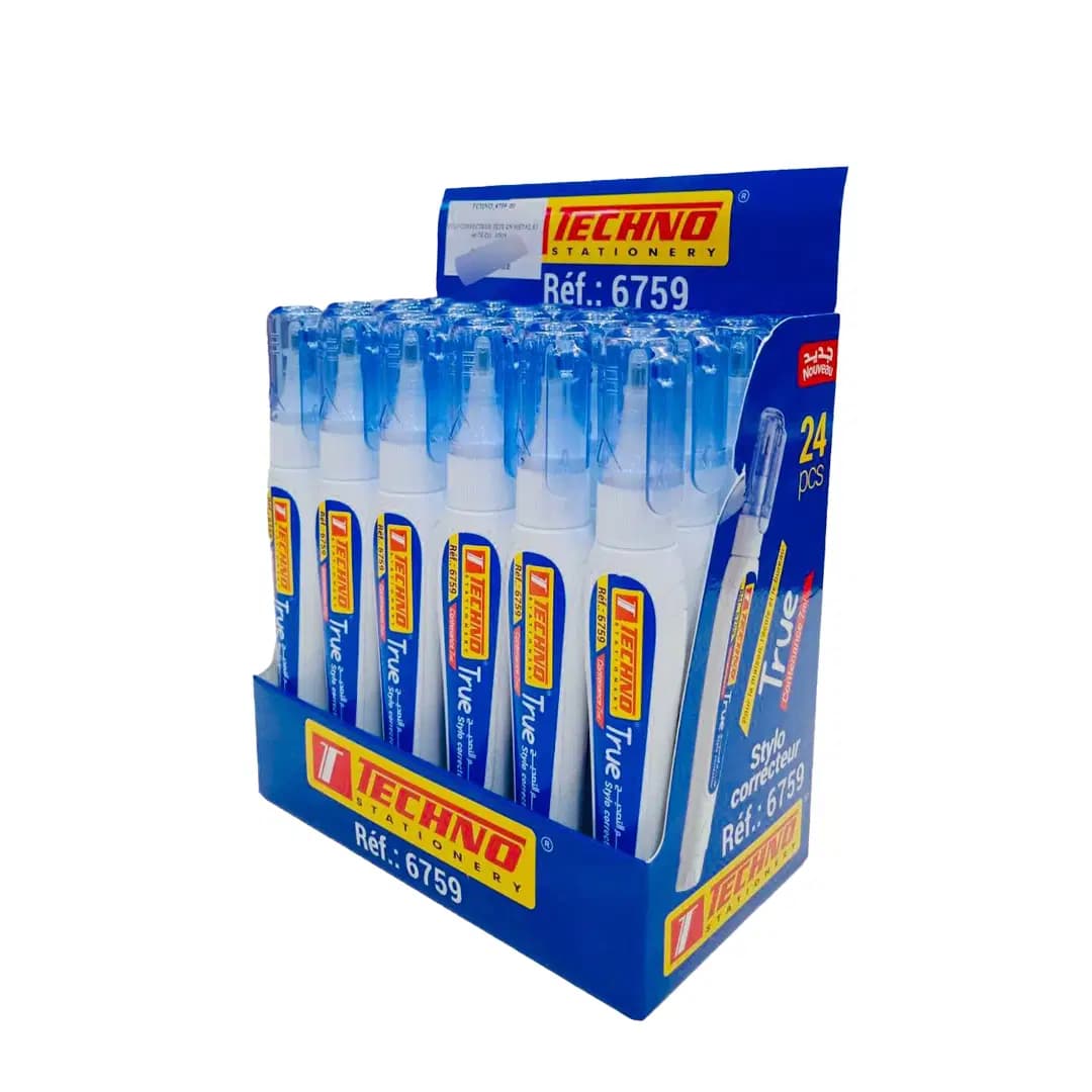 Stylo Correcteur Tete en Metal 07ml Te-co Techno 6759