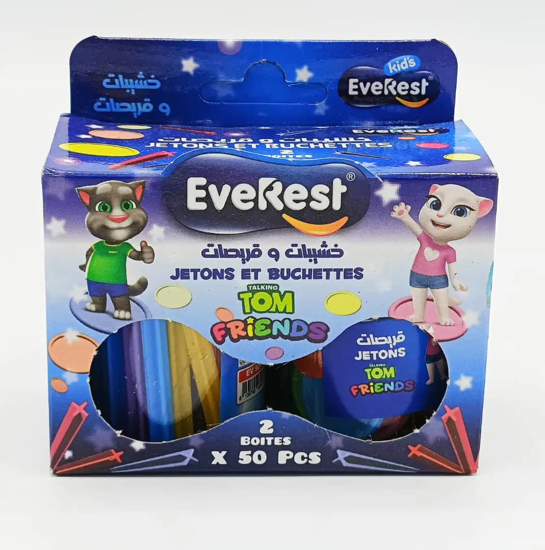 Ensemble Buchette Jeton Fluorescent Ref Ev 9245
