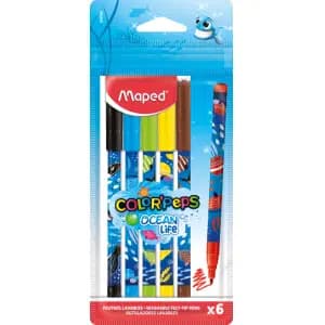 Feutre Ocean Deco *6 Sachet Plastique Maped 845700
