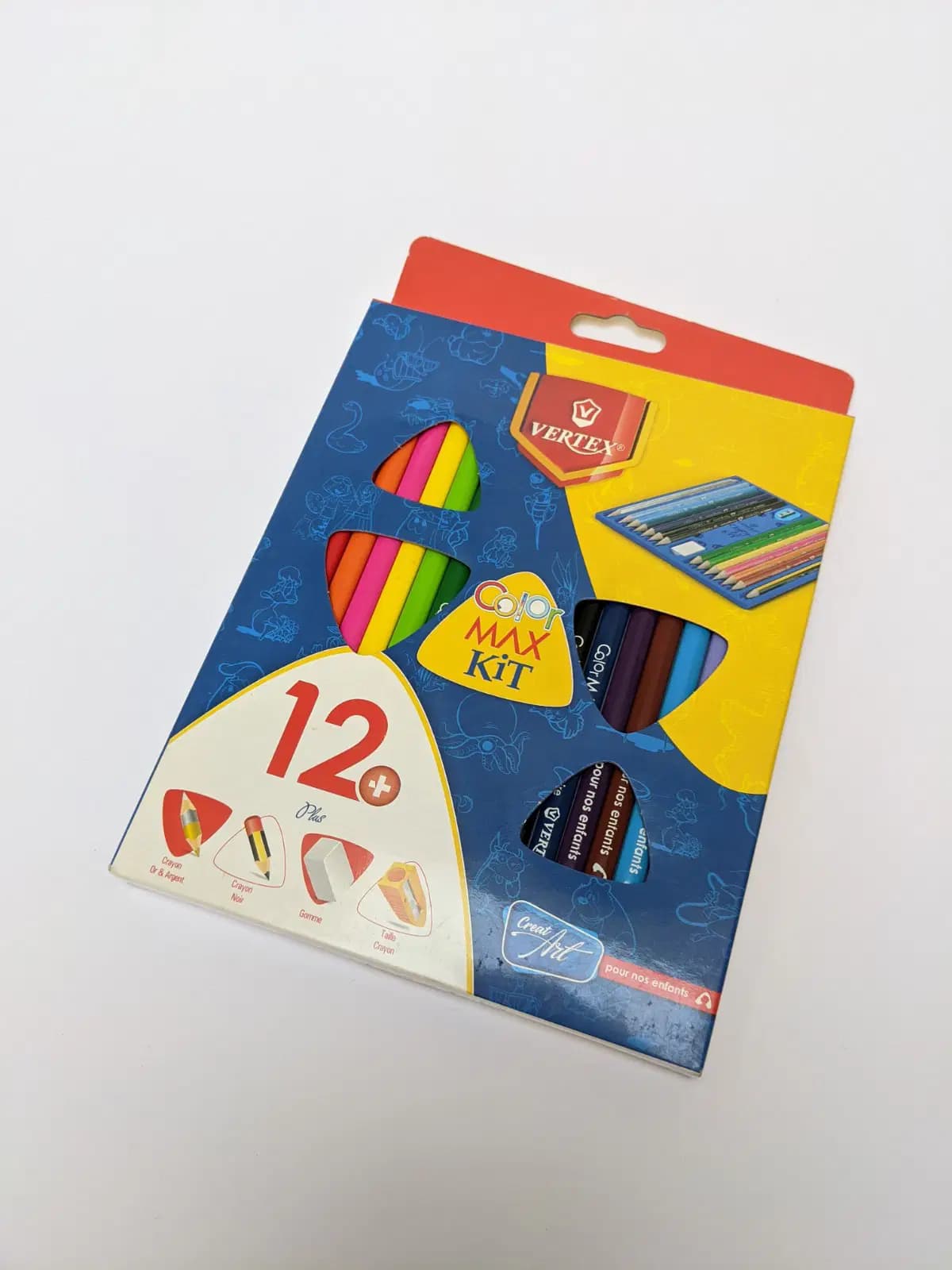 Crayon Couleur Vertex Max Kit de 12 Gm V0424