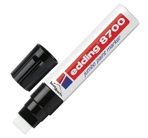 Marqueur Industriel Jumbo Edding ED8700 Blanc
