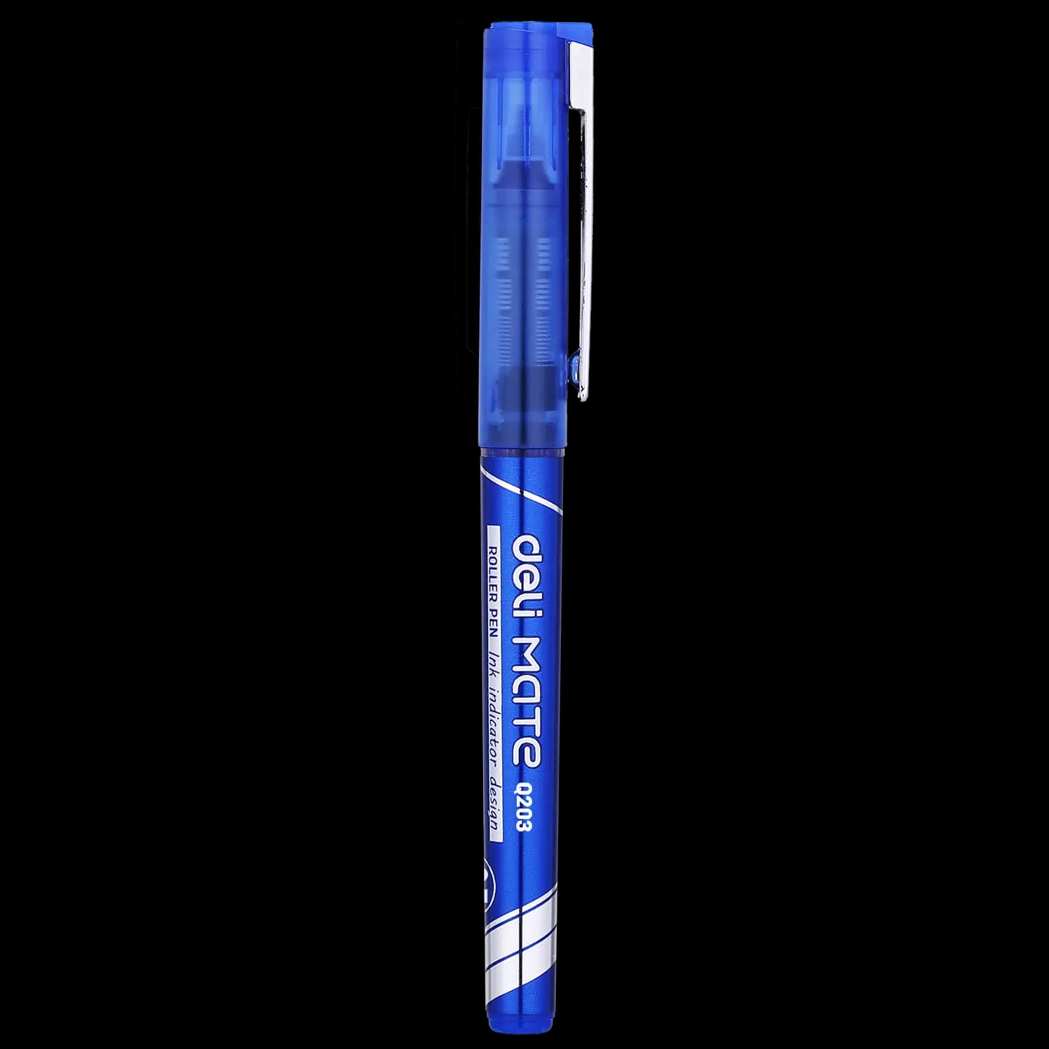 Stylo Roller 0.7MM Bleu[boite DE12]MATE Deli Ref Q20330