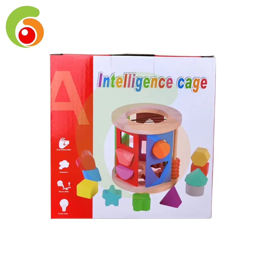 Jeux Educatif en Bois Intelligence Cage