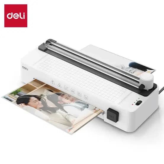 Plastifieuse de Bureau Avec Massicot a Roulettes Deli Ref T109