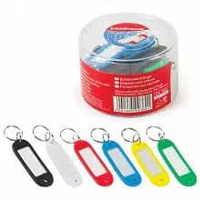 Porte Cle Etiquette Boitte de 12PCS 60MM EK-360