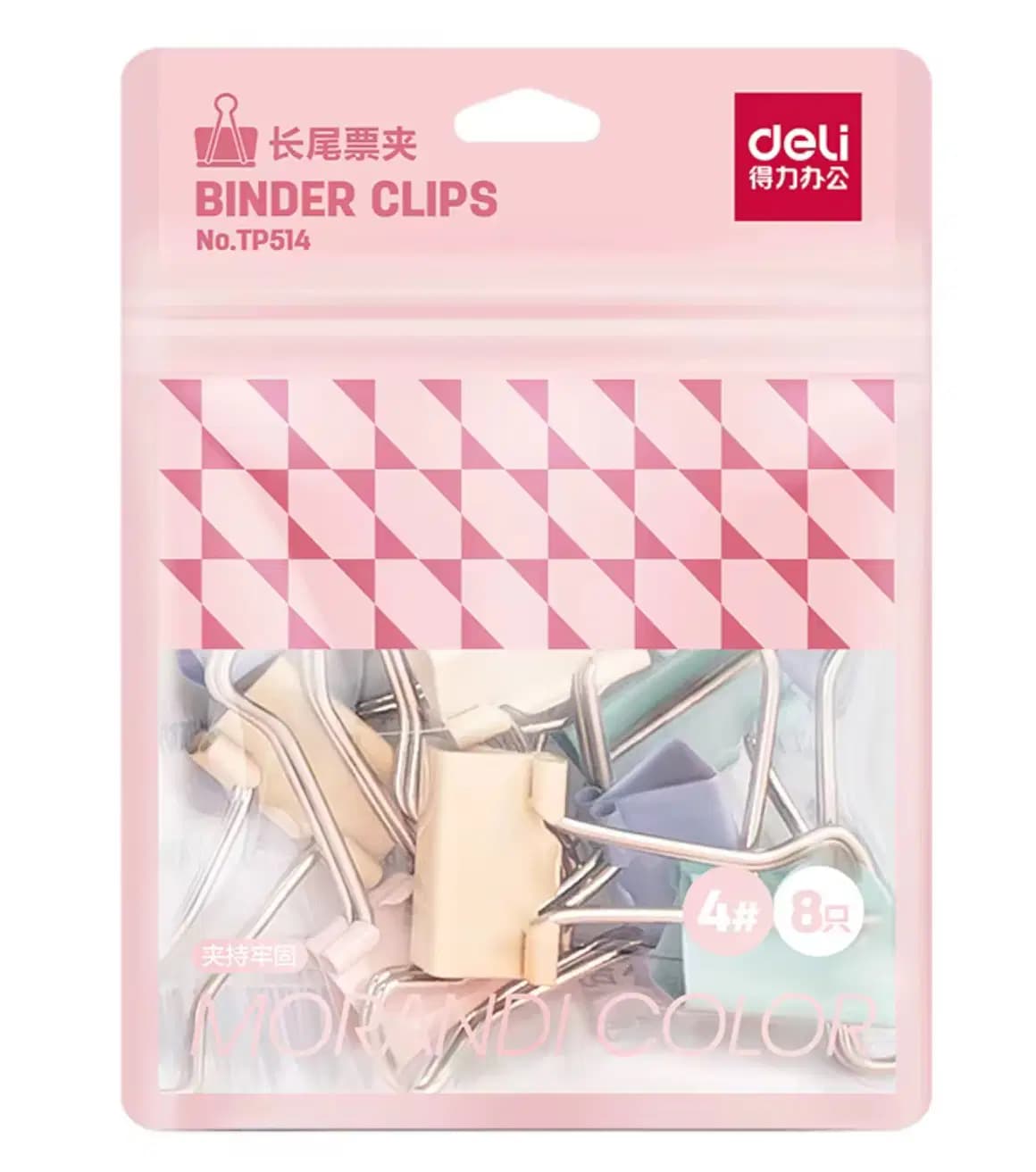 Clip Metalique Couleur 25MM Deli TP514