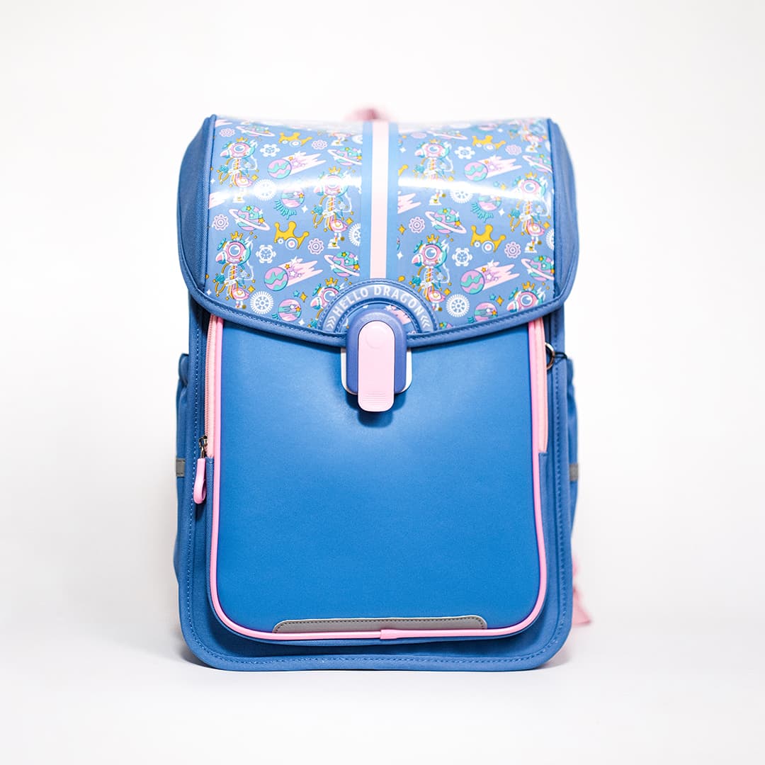 Sac a Dos Ergonomique Hello Dragon Violet Ref NPB21058R2-VL